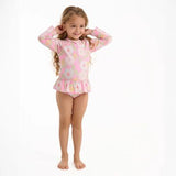 Traje de Baño Niña Rosa Talla Única