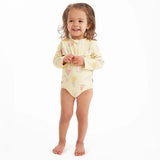 Traje de Baño Niña Amarillo Talla Única