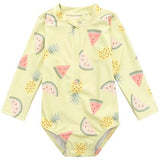 Traje de Baño Niña Amarillo Talla Única
