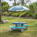 Mesa de Picnic con Sombrilla Sun & Fun