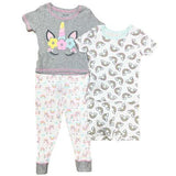 Set Pijama 4 Piezas Unicorn Girl Infant
