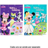 Libro de 16 Paginas Vistiendo Minnie