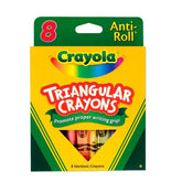 Crayon Set 8 Unds Tri Anti-roll