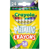 Crayon Set 24 Unds Metalico