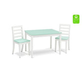 Mesa y Sillas Infantil Azul & Blanco