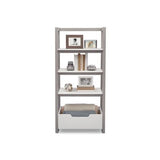 Estante Escalera Color Blanco con Gris