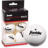 Set 6 Pelotas Ping Pong 40mm Blanca