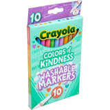 Marcadores Lavables Punta Fina Kindness 10pc