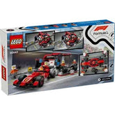 LEGO City Pit Stop de F1® y Pit Crew con Coche Ferrari