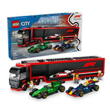 LEGO City - Camión F1® con Coches F1® RB20 y AMR24