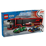 LEGO City - Camión F1® con Coches F1® RB20 y AMR24