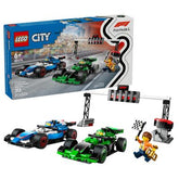 LEGO City - F1® Grid con Coches de Carreras VCARB y Sauber