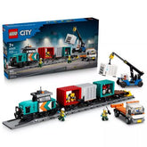 LEGO® City - Harbor Freight Train with Crane & Truck
