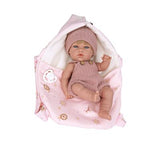 Muñeca Elegance 30cm Natal Rosa Portabebé Niña