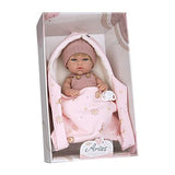 Muñeca Elegance 30cm Natal Rosa Portabebé Niña