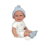 Muñeca Elegance 34cm Babyto Azul Mecanismo Risa