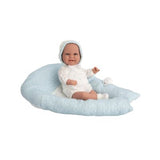 Muñeca Elegance 35cm Babyto Azul con Cojín