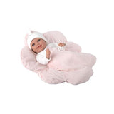 Muñeca Elegance 40 Cm Colin Rosa con Cojín