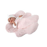 Muñeca Elegance 40 Cm Colin Rosa con Cojín