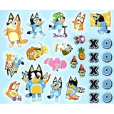 Set de Juego con Calcamón Imagineink Bluey