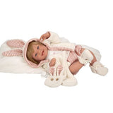 Muñeca Elegance 45cm Zoe Rosa con Bufanda