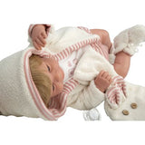 Muñeca Elegance 45cm Zoe Rosa con Bufanda