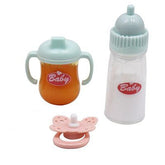 Set Biberón con Sonidos Para Muñecas