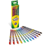 Lápices de Colorear Set 12 Unidades Giratorios