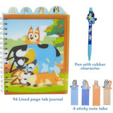 Set de Libreta con Bolígrafo y Pestañas Bluey