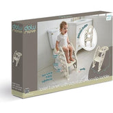 Inodoro de Entrenamiento con Escalera Ajustable Antideslizan