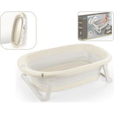 Bañera Plegable para Bebé Crema