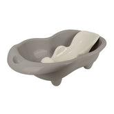Bañera para Bebe Hippo con Soporte Gris