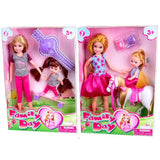 Muñeca Sasa Girls con Hermanita Skateboard