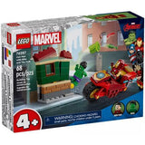 LEGO Marvel Iron Man Con Moto Y Hulk