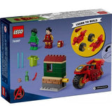 LEGO Marvel Iron Man Con Moto Y Hulk