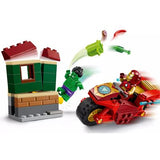 LEGO Marvel Iron Man Con Moto Y Hulk