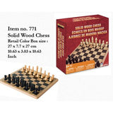 Juego Mesa - Ajedrez Piezas Madera