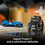 LEGO® Speed Champions - Jaguar Project 7 & Land Rover Defend