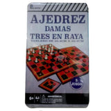 Juego Mesa - Ajedrez-damas-tic Tac Toe