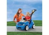 Step2 - Carrito Whisper con Palo Empujar Azul