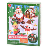 Set Masilla Santa Y Muneco Nieve