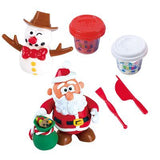 Set Masilla Santa Y Muneco Nieve