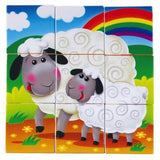 Rompecabeza Casa Granja Bloques 9 piezas