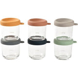 Set de 6 Frascos de Vidrio 250ml