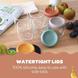 Set de 6 Frascos de Vidrio 250ml