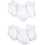 Media Bebe 6 Piezas Blanca Size 0-3 M
