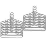 Set de Perchas Gris 18 Piezas