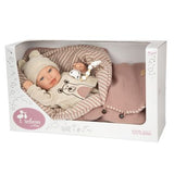 Reborn Arias 45cm Lain Con Saco de Dormir