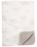 Frazada Gris-Blanca Elefante