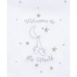 Set Babero y Paño Blanco Unisex